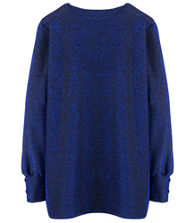 Elegant blouse with glitter, Glitter Plus Size MIRIAM