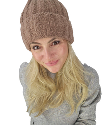 Stylowa damska czapka zimowa beanie