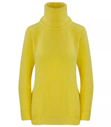 Classic ribbed turtleneck sweater