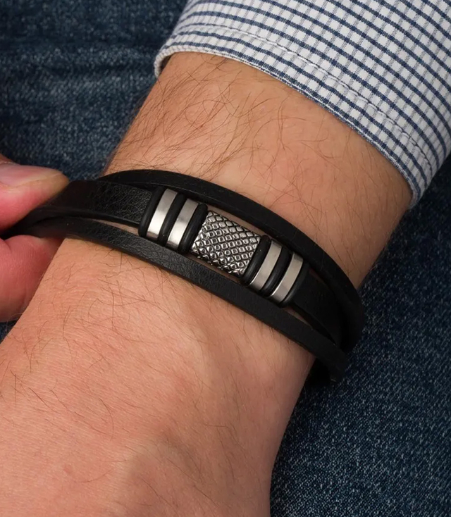 Men's bracelets perfect for a gift braided