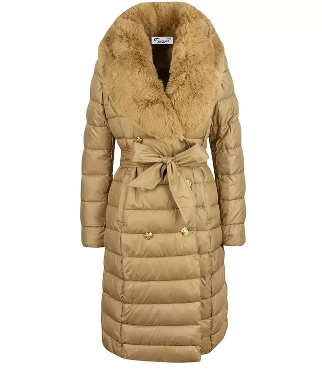 Quilted jacket coat sleeveless 4W1 FUR