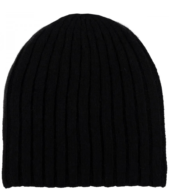 Warm ribbed beanie women's BEANIE winter autumn single color hat