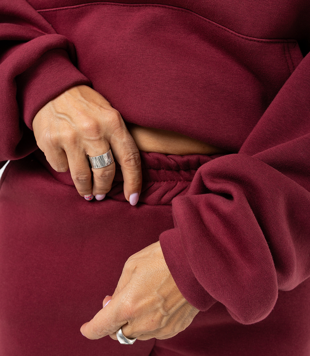Warm thick tracksuit set sweatshirt + pants STELLA