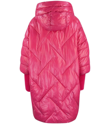 Quilted jacket with wide collar LAURA