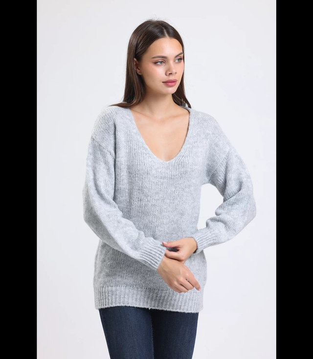 Warm, fashionable, loose women's sweater MATYLDA