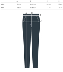 Loose melange knit pants AMELIA