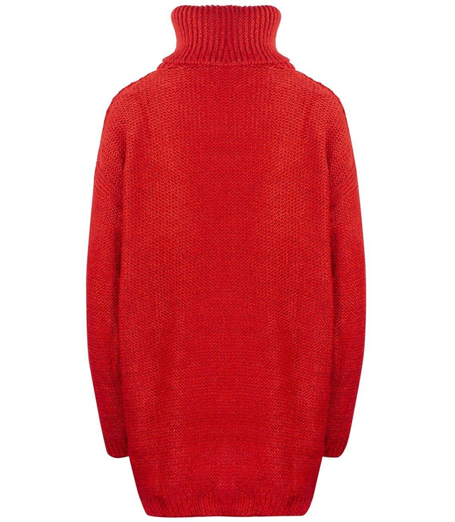 LONG SWEATER Turtleneck tunic