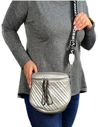 A large hipster crossbody bag