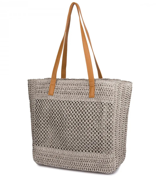 Torebka shopper boho z plecionki RIVE GAUCHE