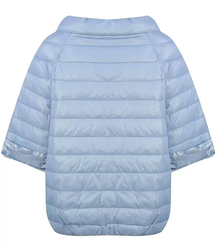 Short reversible flower transitional jacket