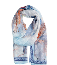 Women's patterned shawl 70x180