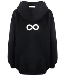 Warm unisex oversize infinity sweatshirt