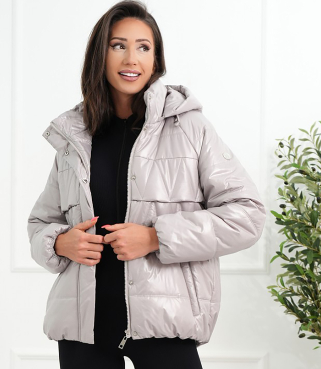 Women's insulated bomber jacket with quilting JAGNA