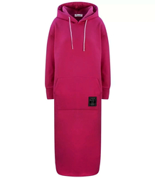 Long sweatshirt oversized tracksuit dress