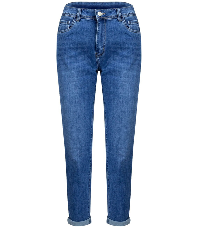 Spodnie jeansowe Jeansy mom fit blue ELIZA