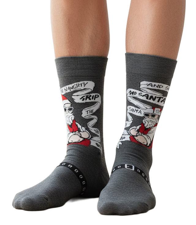 Men's Christmas socks - winter, warm, Christmas patterns