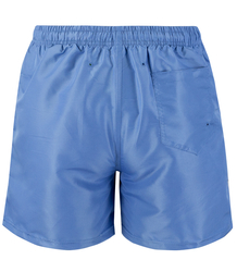 Swim shorts decorated with a summer pattern on the front