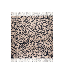 Damska chusta z panterkowym modnym wzorem 100x100