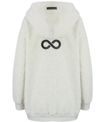 Warm unisex oversize infinity sweatshirt