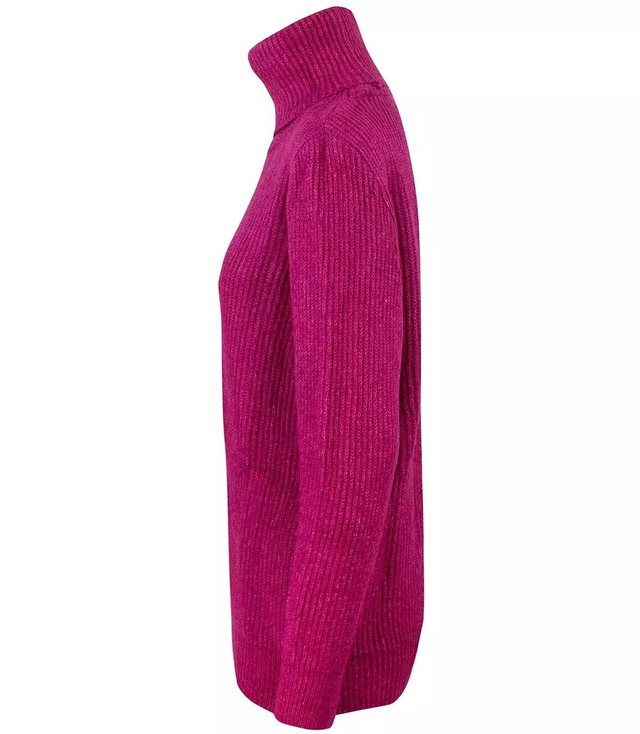 Classic ribbed turtleneck sweater