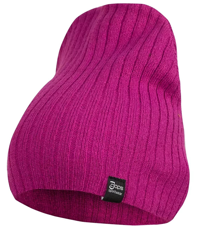 Dzianinowa czapka Beanie UNISEX w prążki