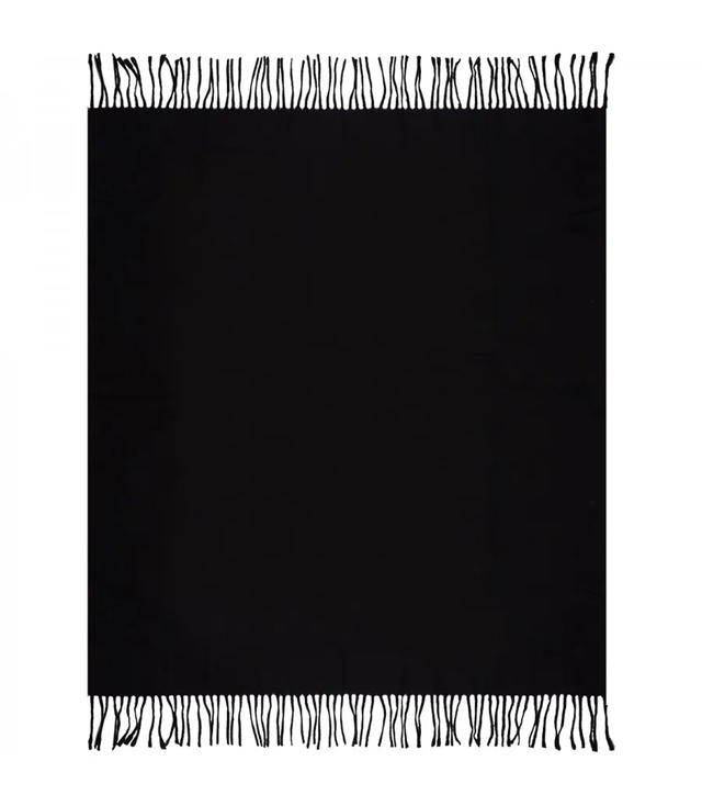 One-color shaik shawl with tassels STELLA