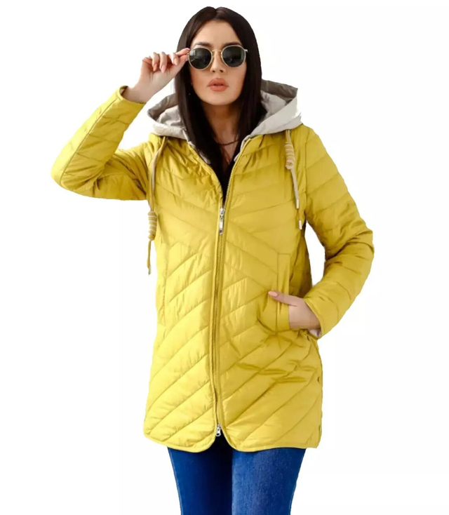 Women's transitional spring quilted jacket LAURA