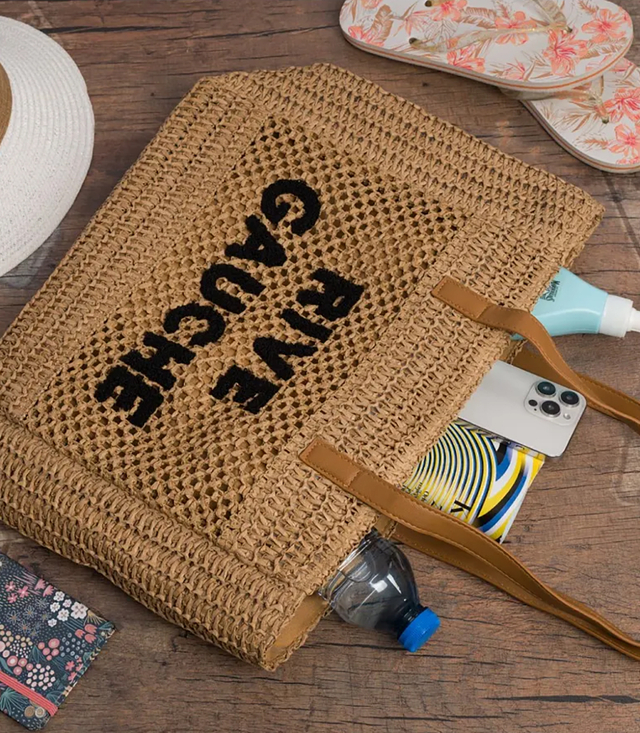 Torebka shopper boho z plecionki RIVE GAUCHE
