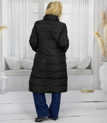 Women's long jacket double-sided quilted coatEMMA