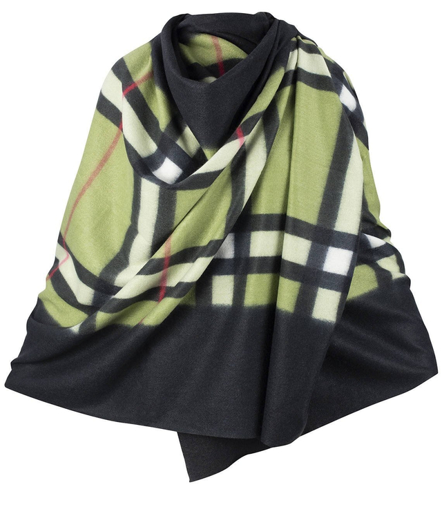 Fashionable beautiful shawl checked scarf