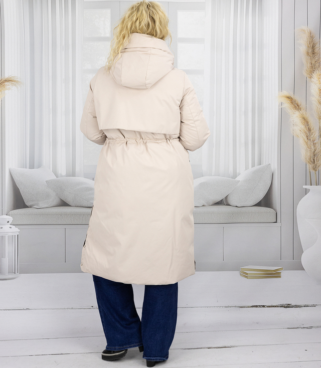 Women's long jacket double-sided coat MONIKA