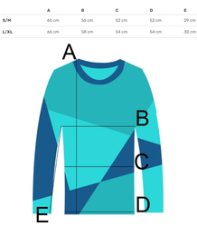 Classic warm women's heart sweater ROSALIA