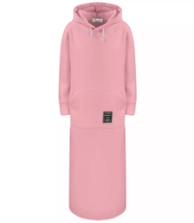 Long sweatshirt oversized tracksuit dress