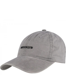 Cotton adjustable unisex embroidered baseball cap BROOKLYN