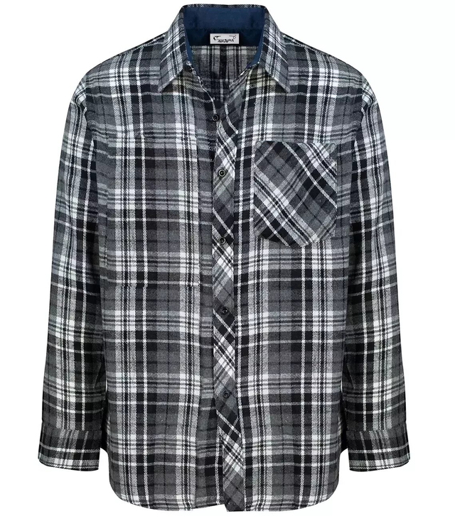 REGULAR FIT cotton check shirt for men