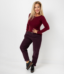 Comfortable knit longsleeve sweater blouse BESSI