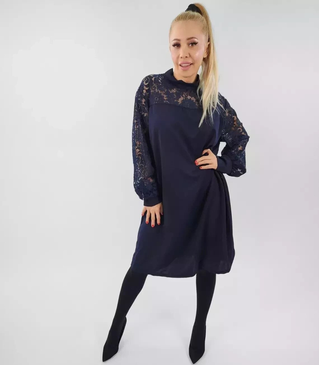 Women's Decorative Lace Midi Dress