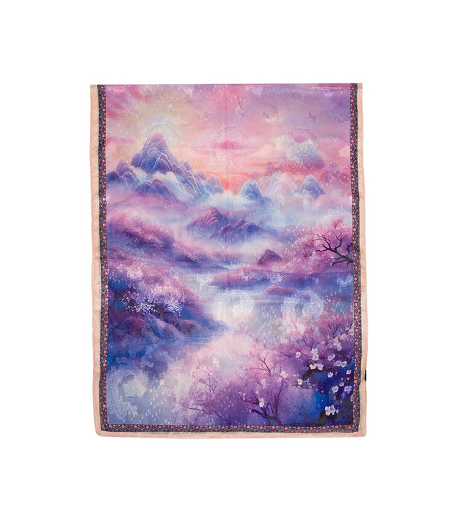 Women's patterned shawl 70x180