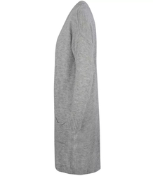 Warm and soft LONG BASIC sweater cardigan