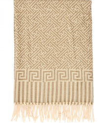 Warm Aztec pattern scarf elegant stylish 190x65 cm