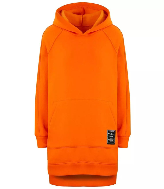 Warm oversized BASIC hoodie