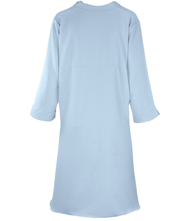 Oversize tunic shirt longer at the back