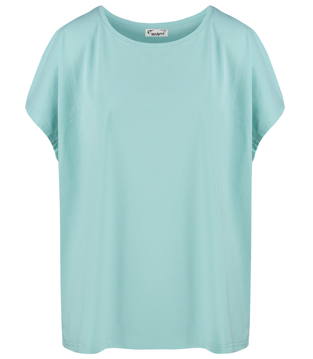 Blouse t-shirt with round neckline oversize Emma