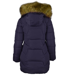 Women&#39;s fitted winter jacket with a hood