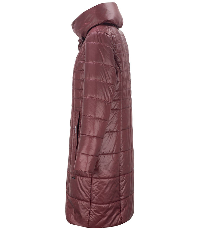 Long elegant quilted insulated coat for women AMELIA