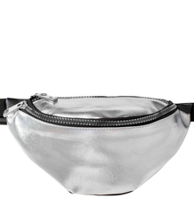 Klasyczna gładka nerka saszetka miękka eko skóra