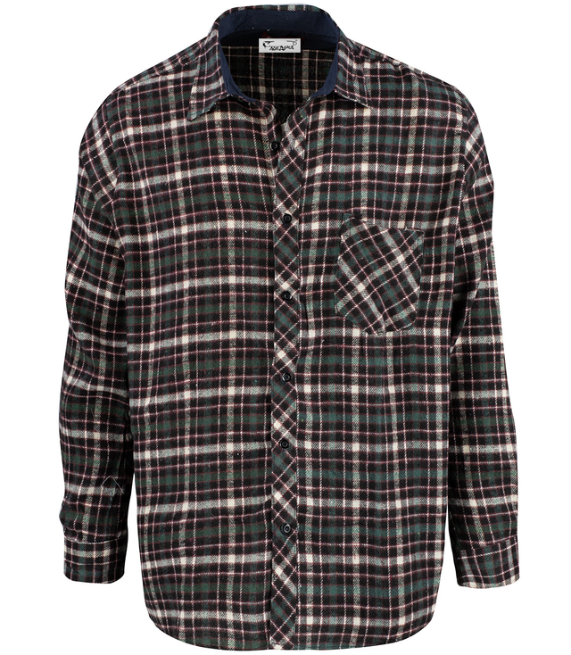 REGULAR FIT cotton check shirt for men