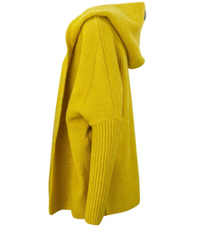 THICK cardigan cardigan bat WOOL