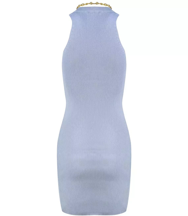 Matching elastic chain dress