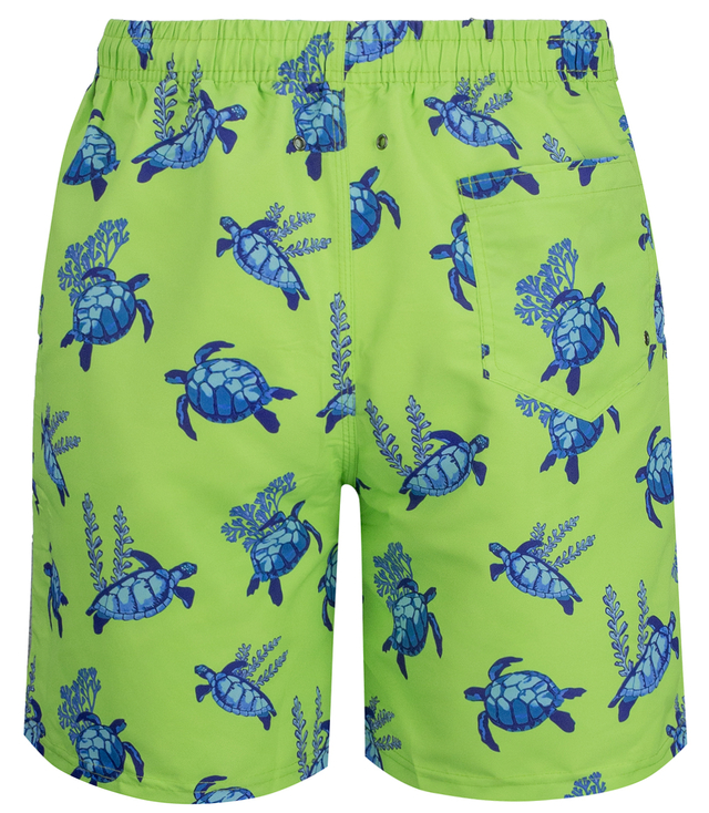 Swimming shorts with nautical print all over patterns